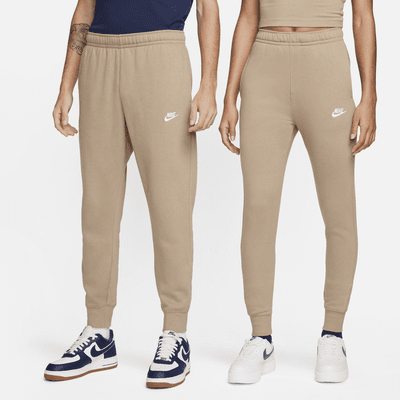 Nike beige slim joggers sale